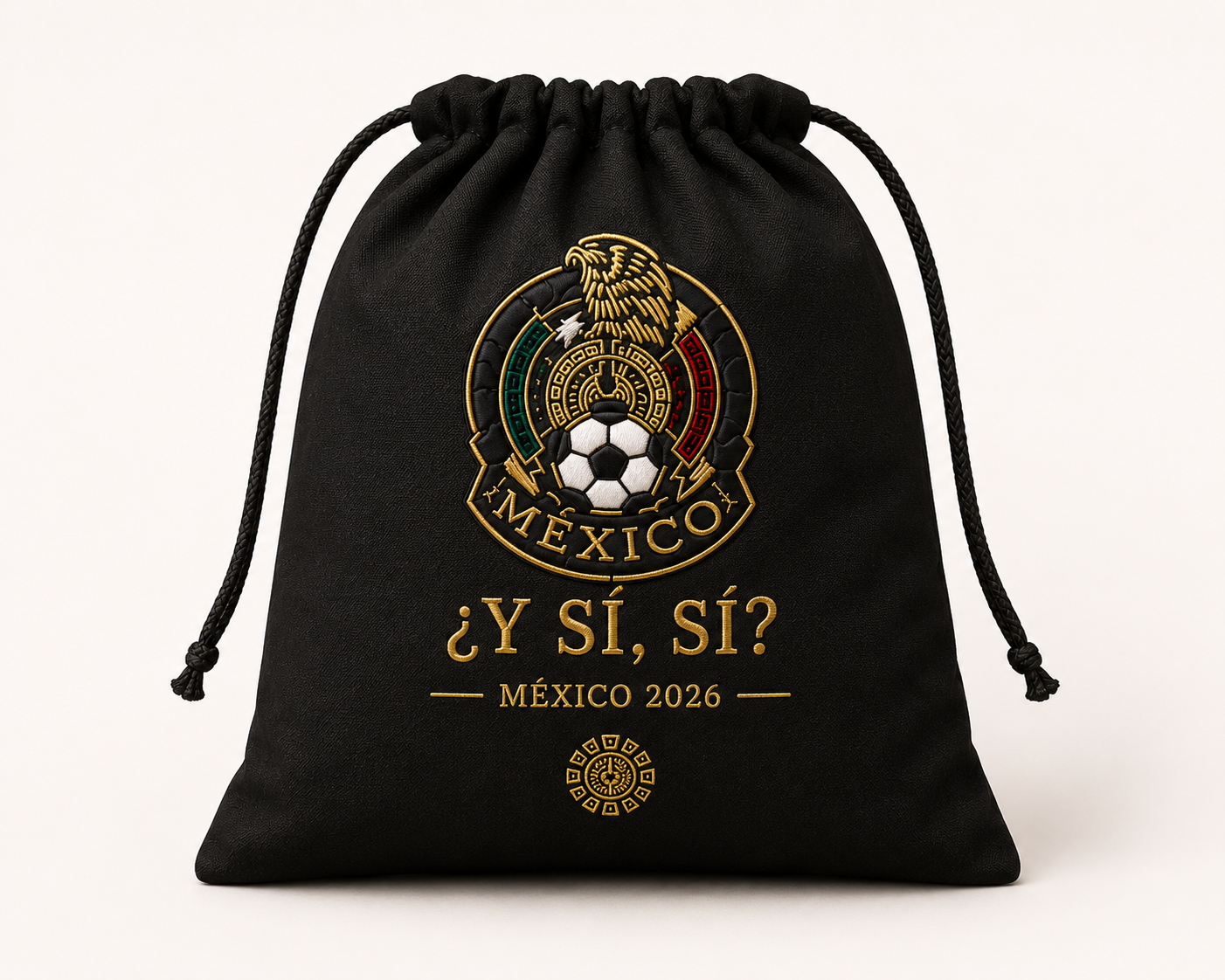 Gorra Premium Gamuza "¿Y Sí, Sí?" México 2026 | Edición Limitada con Relieve Azteca
